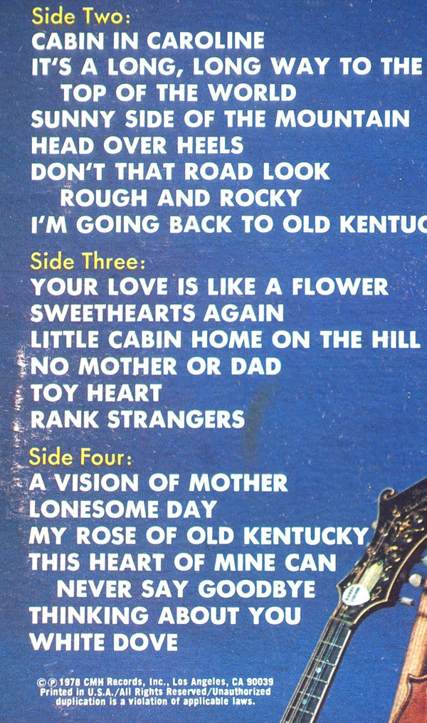 The Osborne Brothers - The Osborne Brothers' Bluegrass Collection (2xVinyl, LP, Album, Stereo) Very Good Plus (VG+) / Good Plus (G+)