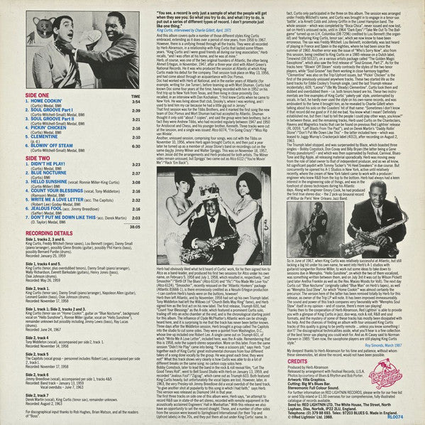 King Curtis - Didn't He Play (Vinyl, LP, Compilation) Near Mint (NM or M-) / Very Good (VG)