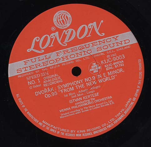 Antonín Dvořák - Symphony No.9 In E Minor, "From The New World" (Vinyl, LP, Album, Remastered, Stereo) Very Good Plus (VG+) / Very Good Plus (VG+)