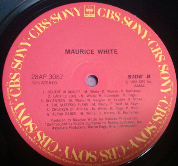 Maurice White - Maurice White (Vinyl, LP, Album, Stereo)