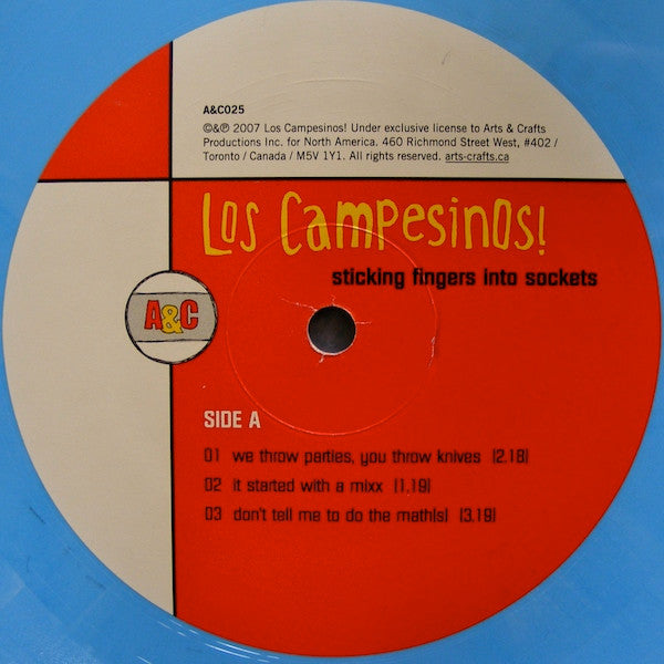 Los Campesinos! - Sticking Fingers Into Sockets (Vinyl, 10", EP) Near Mint (NM or M-) / Very Good Plus (VG+)