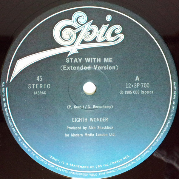 Eighth Wonder - Stay With Me (Extended Version) = ステイ・ウィズ・ミー (エクステン...