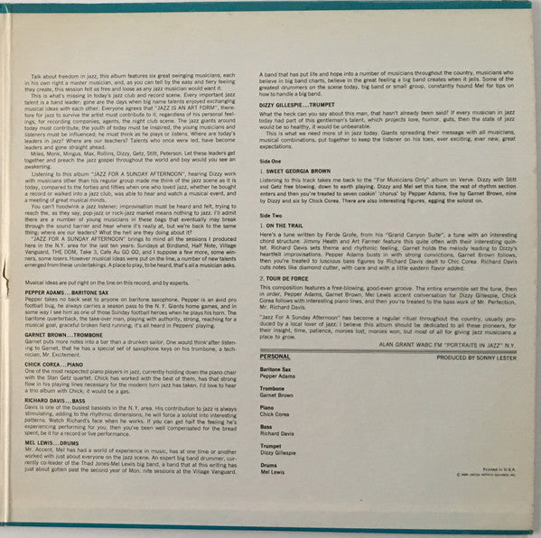 Various - Jazz For A Sunday Afternoon Volume 2 (Vinyl, LP, Album, Stereo) Very Good (VG) / Good Plus (G+)