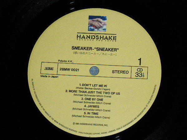 Sneaker - Sneaker (Vinyl, LP, Album) Very Good Plus (VG+) / Very Good Plus (VG+)