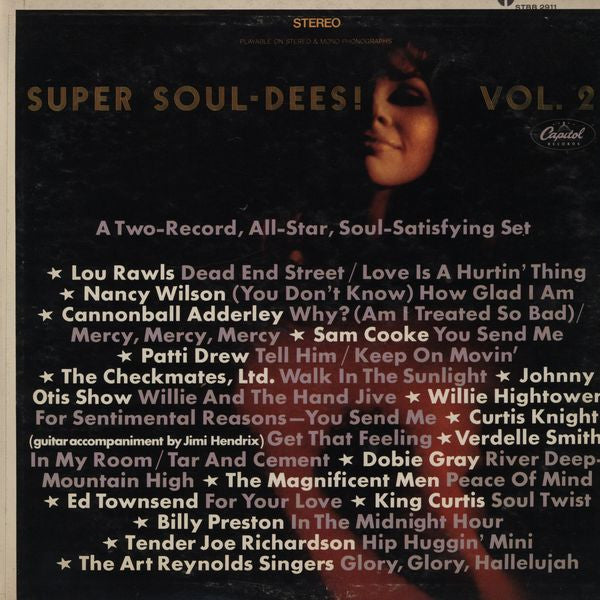 Various - Super Soul-Dees! Vol. 2 (2xVinyl, LP, Compilation) Very Good Plus (VG+) / Good Plus (G+)