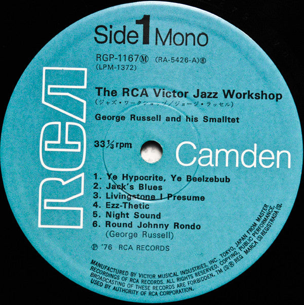 George Russell - The Jazz Workshop (Vinyl, LP, Album, Mono)