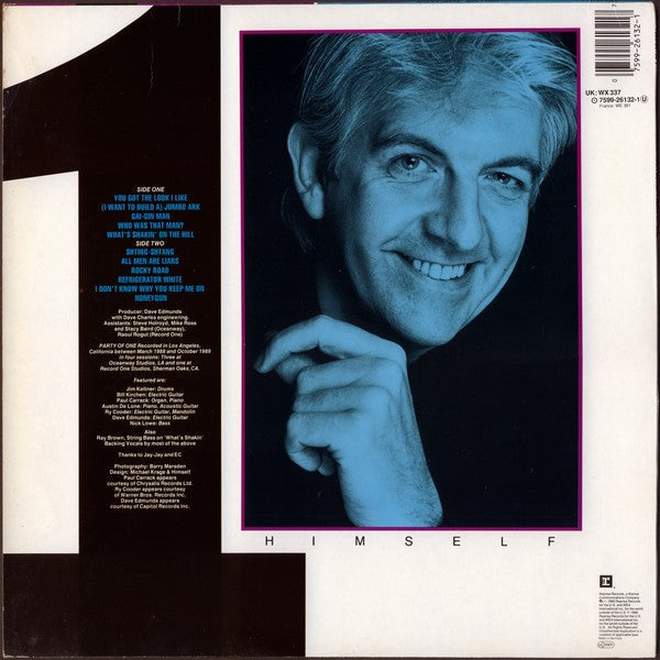 Nick Lowe - Party Of One (Vinyl, LP, Album, Stereo) Very Good Plus (VG+) / Very Good Plus (VG+)