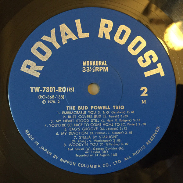 The Bud Powell Trio - The Bud Powell Trio (Vinyl, LP, Compilation, ...