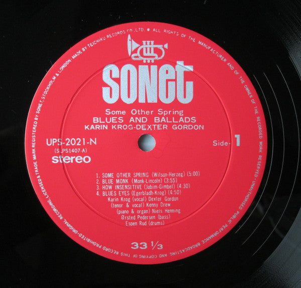 Karin Krog - Some Other Spring, Blues And Ballads (Vinyl, LP, Album)