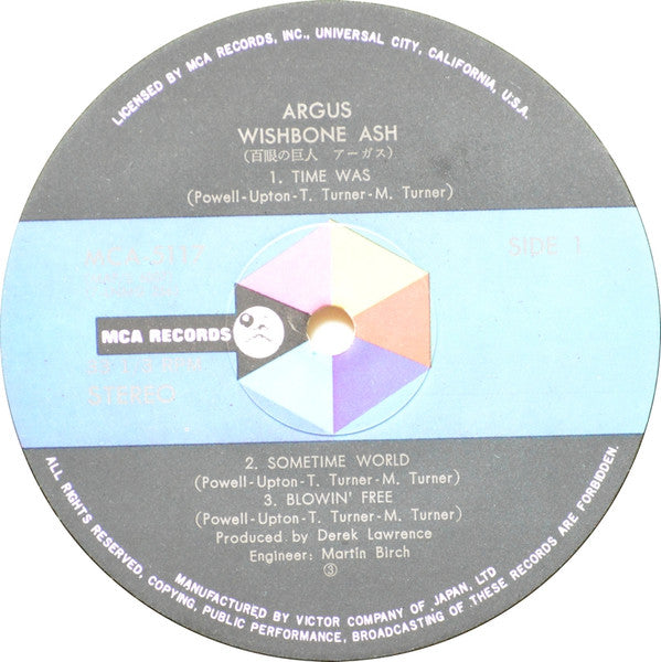 Wishbone Ash - Argus (Vinyl, LP, Album) Very Good Plus (VG+) / Very Good Plus (VG+)