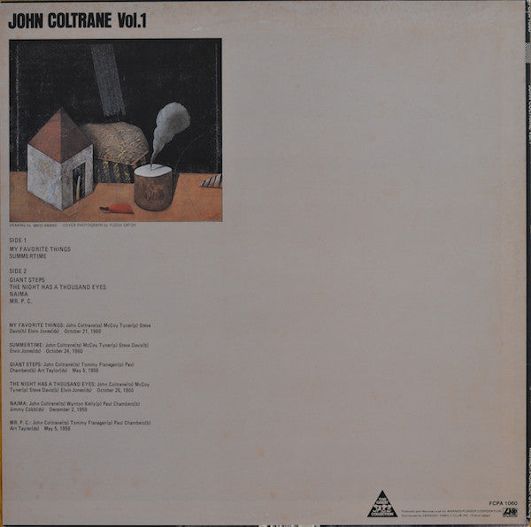John Coltrane - John Coltrane Vol. 1 (Vinyl, LP, Compilation)