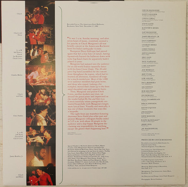 Chuck Mangione - Tarantella (2xVinyl, LP, Album) Very Good (VG) / Very Good Plus (VG+)
