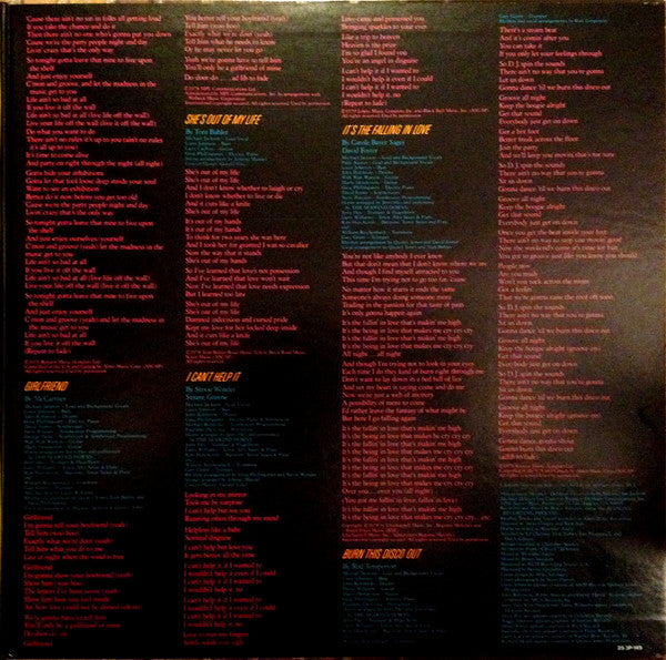 Michael Jackson - Off The Wall (Vinyl, LP, Album, Stereo)