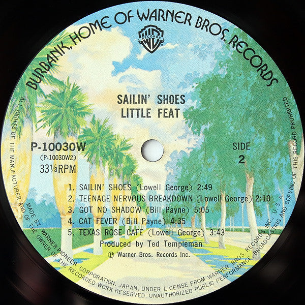 Little Feat - Sailin' Shoes (Vinyl, LP, Album)