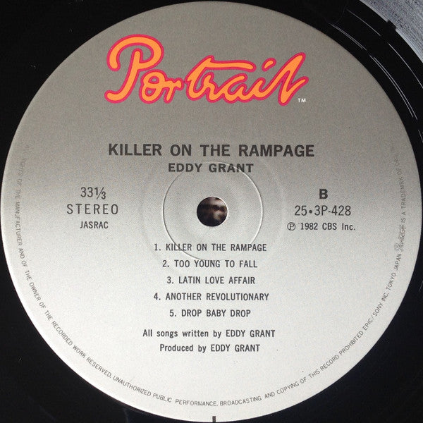 Eddy Grant - Killer On The Rampage (Vinyl, LP, Album)