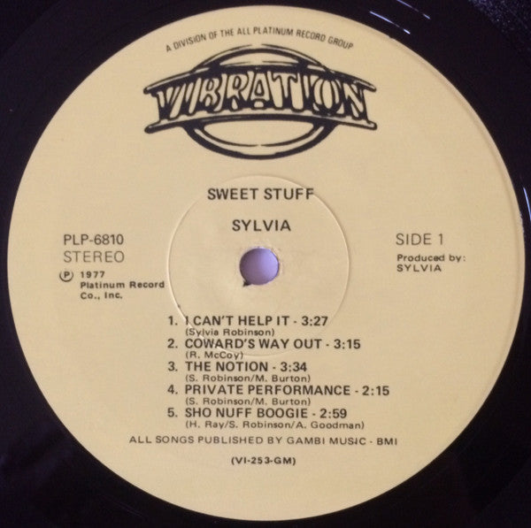 Sylvia Robinson - Sweet Stuff (Vinyl, LP, Album, Reissue) Very Good (VG) / Very Good (VG)