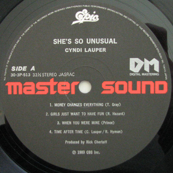 Cyndi Lauper - She's So Unusual (Vinyl, LP, Album, Reissue)