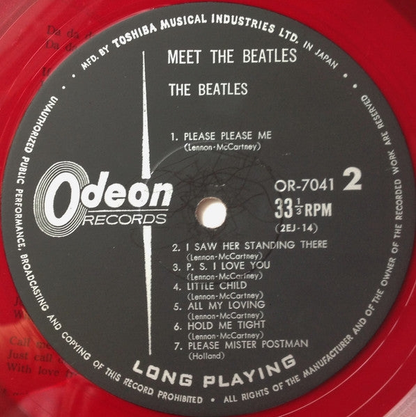 The Beatles - Meet The Beatles! = ビートルズ! (Vinyl, LP, Album, Mono)