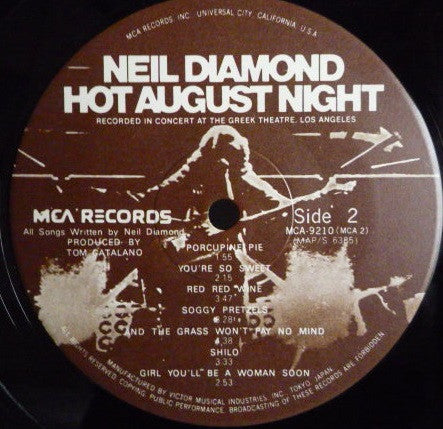 Neil Diamond - Hot August Night (Vinyl, LP)