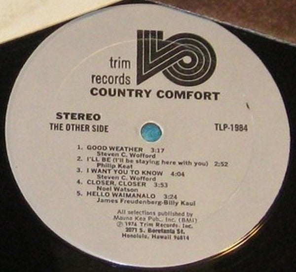 Country Comfort - Country Comfort (Vinyl, LP, Stereo)