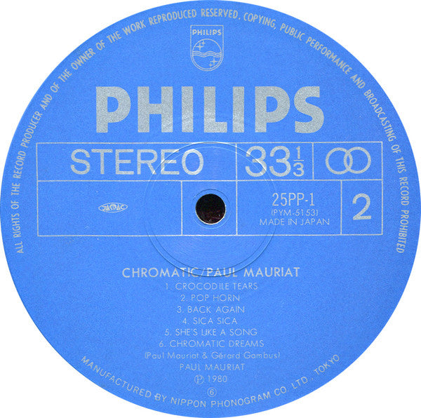 Paul Mauriat - Chromatic (Vinyl, LP, Album) Very Good Plus (VG+) / Very Good Plus (VG+)