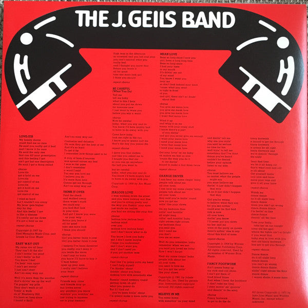 The J. Geils Band - Hotline (Vinyl, LP, Album) Very Good Plus (VG+) / Very Good Plus (VG+)
