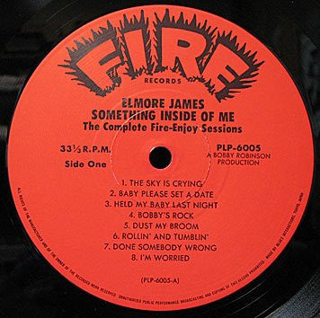 Elmore James - Something Inside Of Me: The Complete Fire-Enjoy Sessions (3xVinyl, Box Set, LP, Compilation) Very Good Plus (VG+) / Very Good Plus (VG+)