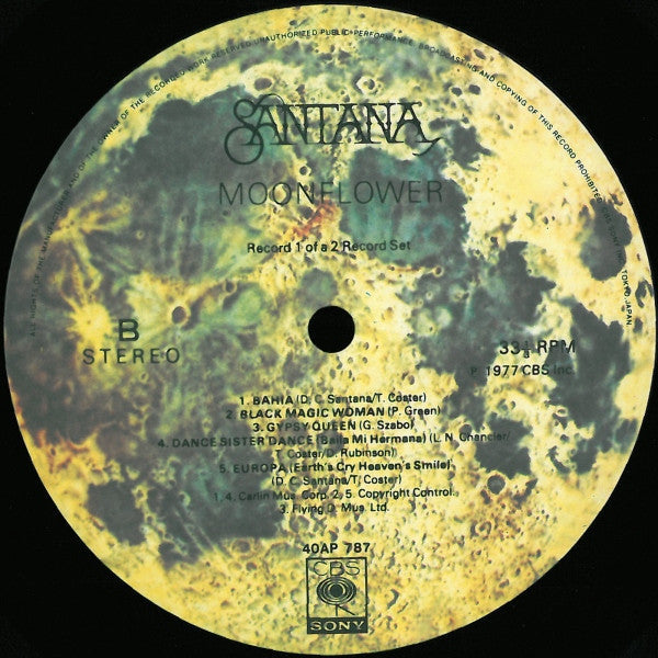 Santana - Moonflower (Vinyl, LP, Album, Stereo)