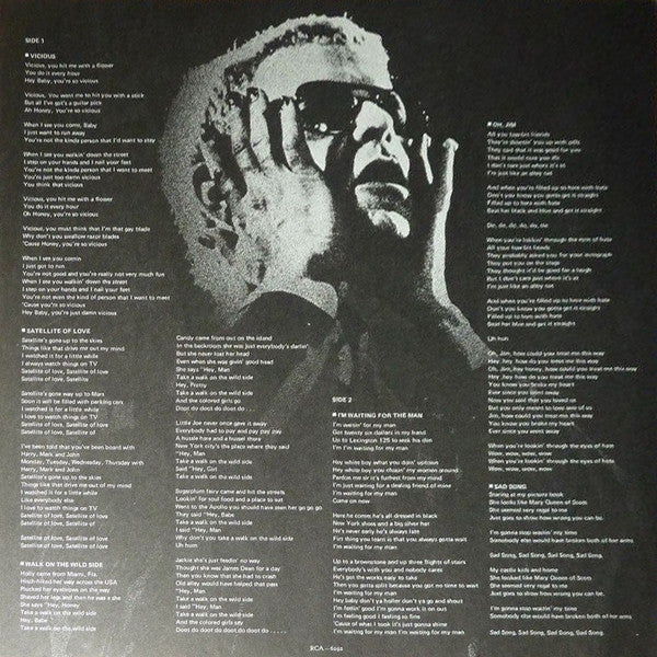 Lou Reed - Lou Reed Live (Vinyl, LP, Album) Very Good Plus (VG+) / Good Plus (G+)