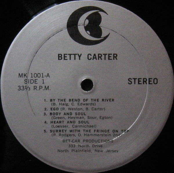 Betty Carter - Betty Carter (Vinyl, LP, Album) Very Good (VG) / Very Good (VG)