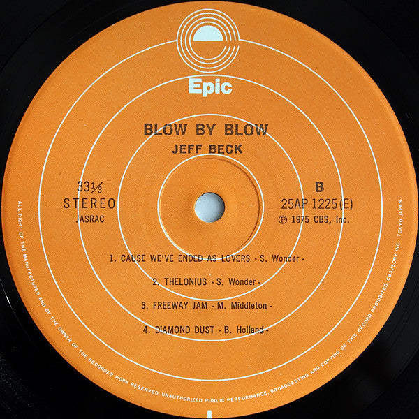 Jeff Beck - Blow By Blow (Vinyl, LP, Album, Reissue)