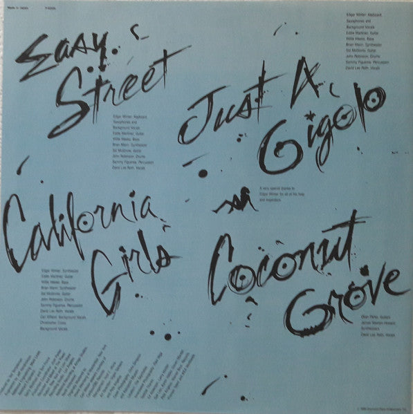 David Lee Roth - Crazy From The Heat (Vinyl, 12", 33 ⅓ RPM, EP)