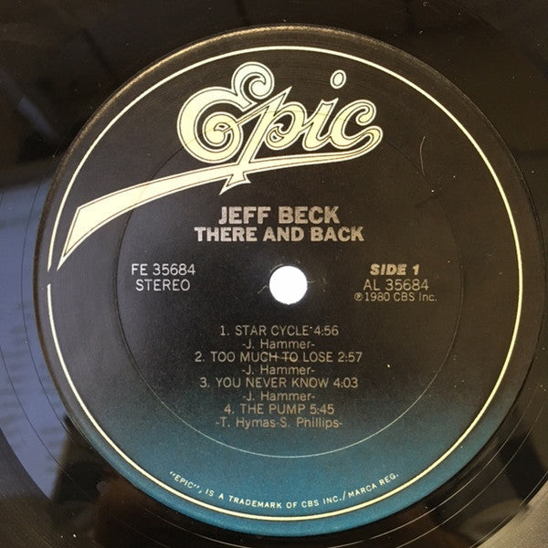 Jeff Beck - There & Back (Vinyl, LP, Album, Stereo) Very Good (VG) / Very Good Plus (VG+)