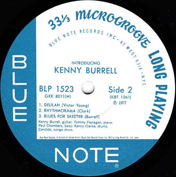 Kenny Burrell - Introducing Kenny Burrell (Vinyl, LP, Album, Reissue, Mono) Very Good Plus (VG+) / Very Good Plus (VG+)