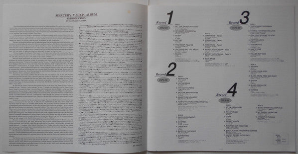 Various - Mercury 40th Anniversary VSOP Album (4xVinyl, Vinyl, Box Set, LP, Album, Numbered, Stereo, Mono, 7", Stereo) Near Mint (NM or M-) / Very Good Plus (VG+)