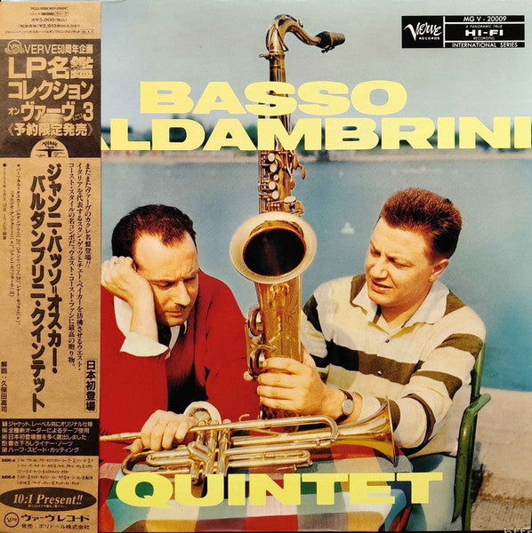 Quintetto Basso-Valdambrini - Basso Valdambrini Quintet (Vinyl, LP, Shape, Album, Reissue, Mono) Very Good Plus (VG+) / Near Mint (NM or M-)