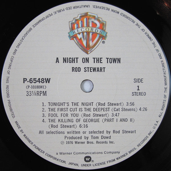 Rod Stewart - A Night On The Town (Vinyl, LP, Album, Reissue)
