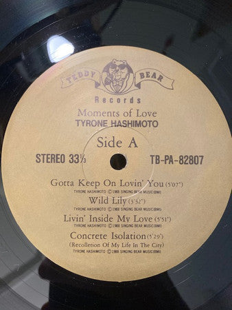 Tyrone Hashimoto - Moments Of Love (Vinyl, LP) Good Plus (G+) / Good (G)