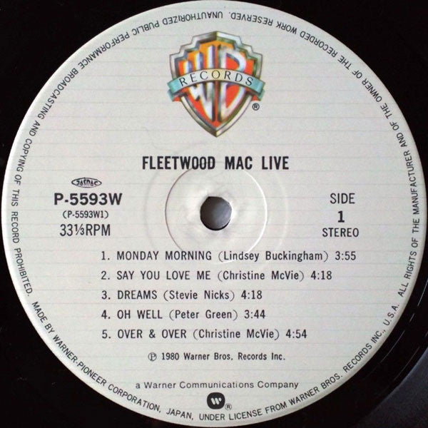 Fleetwood Mac - Live (Vinyl, LP, Album)