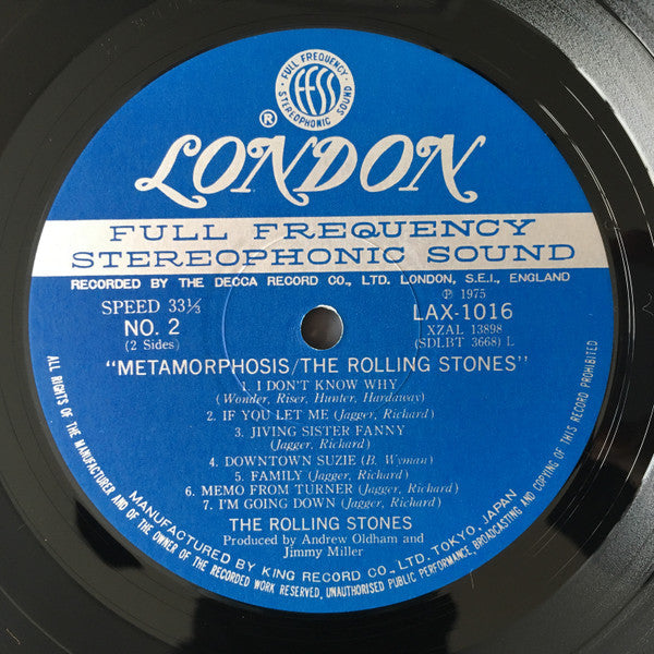 The Rolling Stones - Metamorphosis (Vinyl, LP, Compilation, Limited...