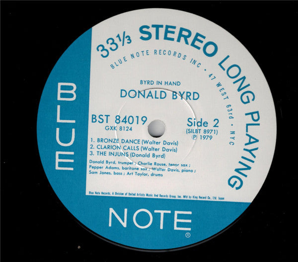 Donald Byrd - Byrd In Hand (Vinyl, LP, Album, Stereo, Reissue) Near Mint (NM or M-) / Very Good (VG)