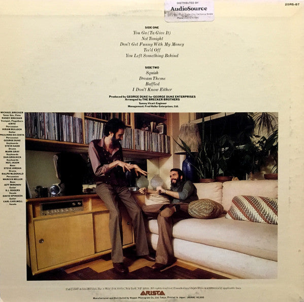 The Brecker Brothers - Detente (Vinyl, LP, Album) Very Good (VG) / Very Good (VG)