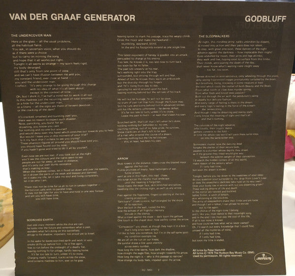 Van Der Graaf Generator - Godbluff (Vinyl, LP, Album) Very Good Plus (VG+) / Very Good Plus (VG+)