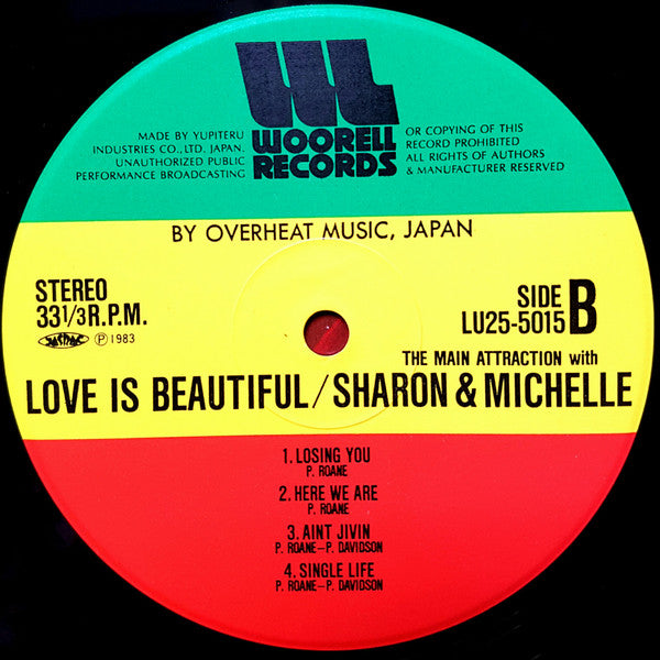 Main Attraction (7) - Love Is Beautiful (Vinyl, LP) Near Mint (NM or M-) / Near Mint (NM or M-)
