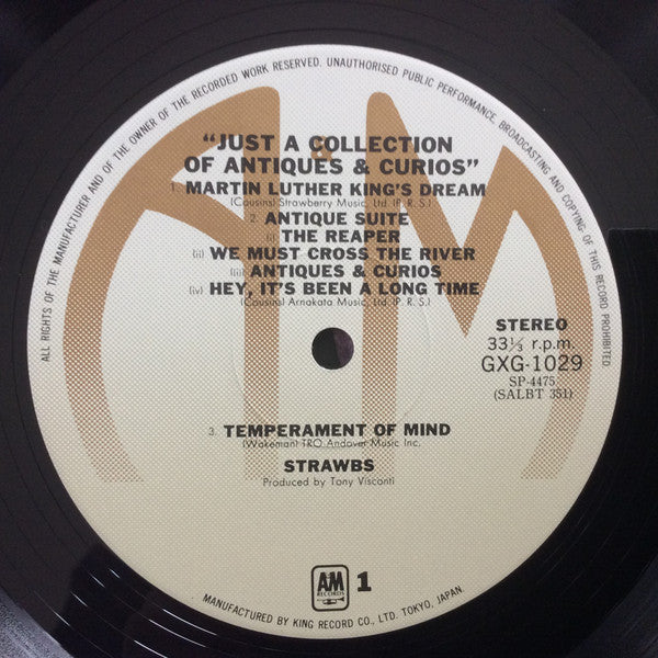 Strawbs - Just A Collection Of Antiques And Curios (Live At The Queen Elizabeth Hall) (Vinyl, LP, Album, Reissue) Very Good Plus (VG+) / Very Good (VG)