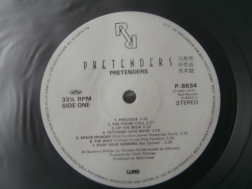 The Pretenders - Pretenders (Vinyl, LP, Album, Reissue) Very Good Plus (VG+) / Very Good (VG)