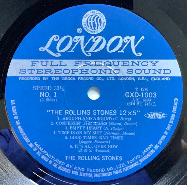 The Rolling Stones - 12 X 5 (Vinyl, LP, Album, Reissue, Stereo) Very Good (VG) / Very Good (VG)