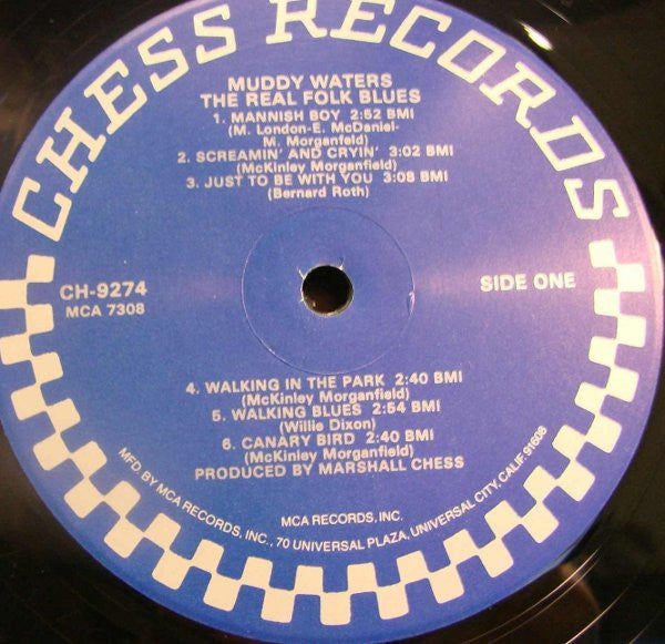 Muddy Waters - The Real Folk Blues (Vinyl, LP, Compilation, Reissue) Good Plus (G+) / Good Plus (G+)