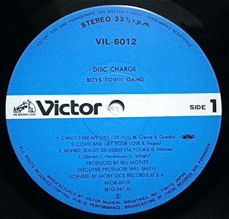 Boys Town Gang - Disc Charge (Vinyl, LP, Album)