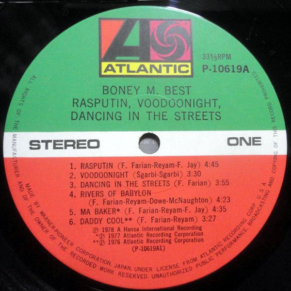 Boney M. - Best - Rasputin, Voodoonight, Dancing In The Streets (Su...